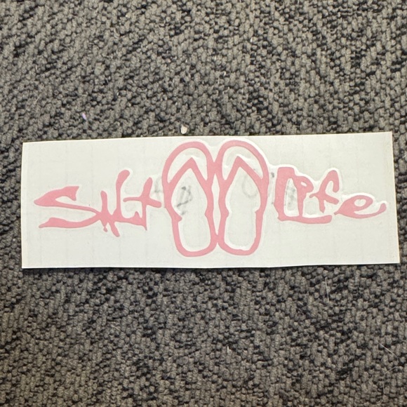 Salt Life Pink Flip Flop Decal - Picture 1 of 1